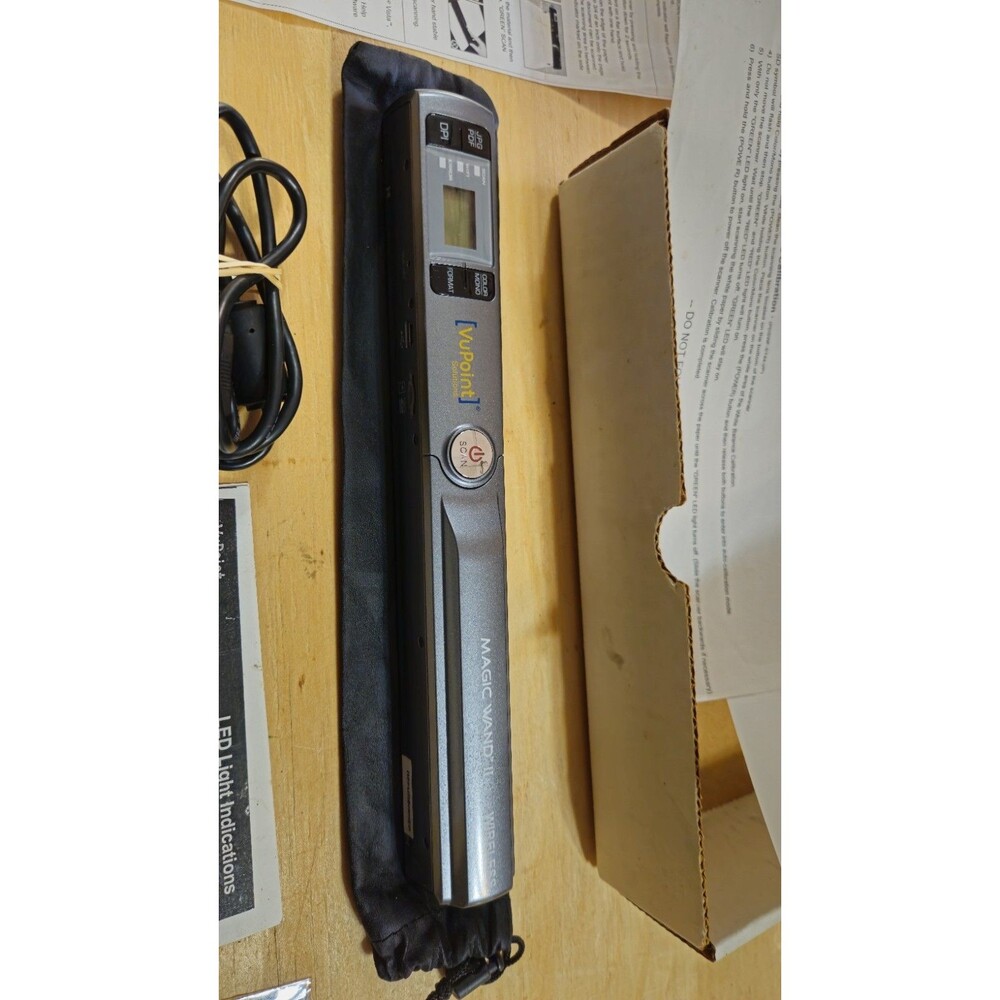 VuPoint Magic Wand II Portable Scanner PDSWF-ST44PU-VP-HSN WIFI Wireless 900 DPI - Picture 11 of 11